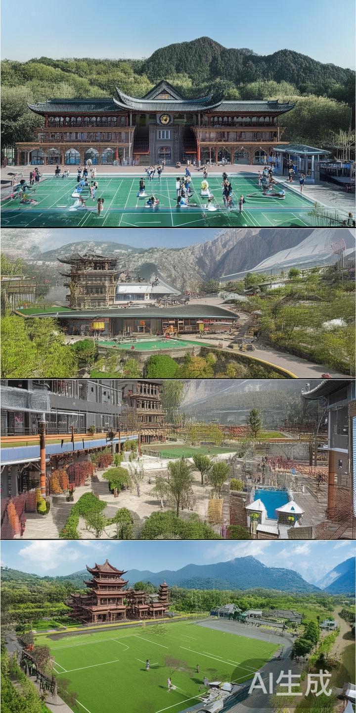 江南地区的体育娱乐场所涵盖了多种类型，从室内体育场